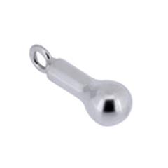 Hanger Druppel zilver incl. collier